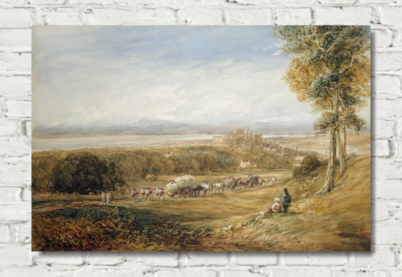 David Cox Print, Lancaster, Peace and War (1842)