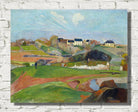 Paul Gauguin Print : Landscape at Le Pouldu (1890)