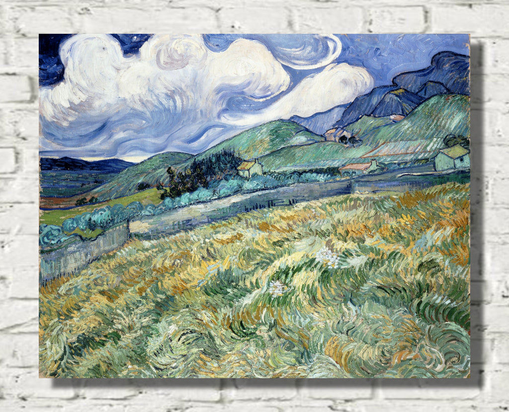 Landscape from Saint-Rémy by Vincent van Gogh