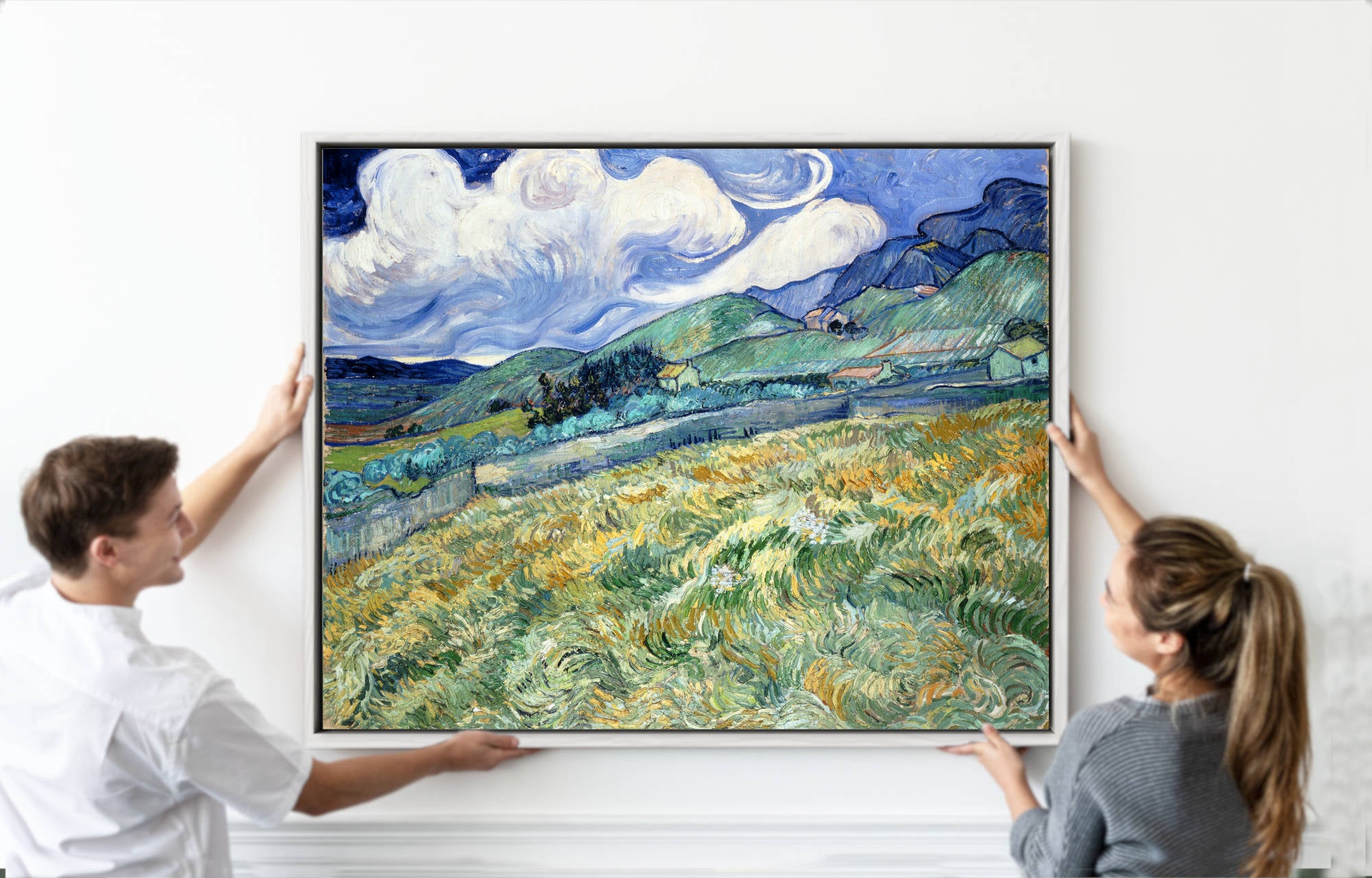 Vincent van Gogh Print, Landscape from Saint-Rémy