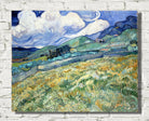 Vincent van Gogh Print, Landscape from Saint-Rémy