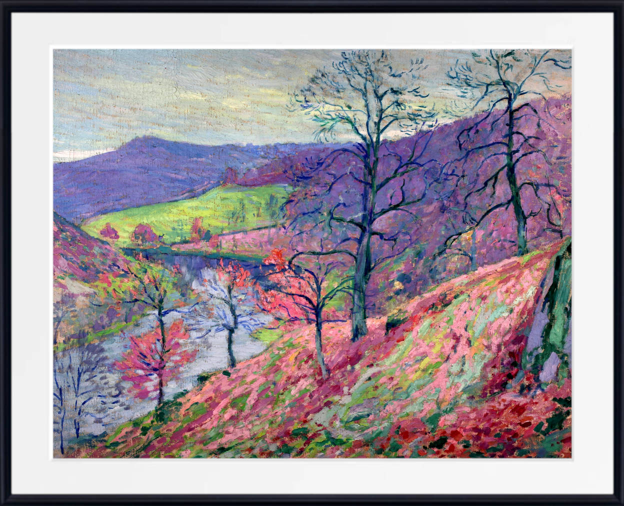 Landscape of the Creuse, Paul Madeline Print