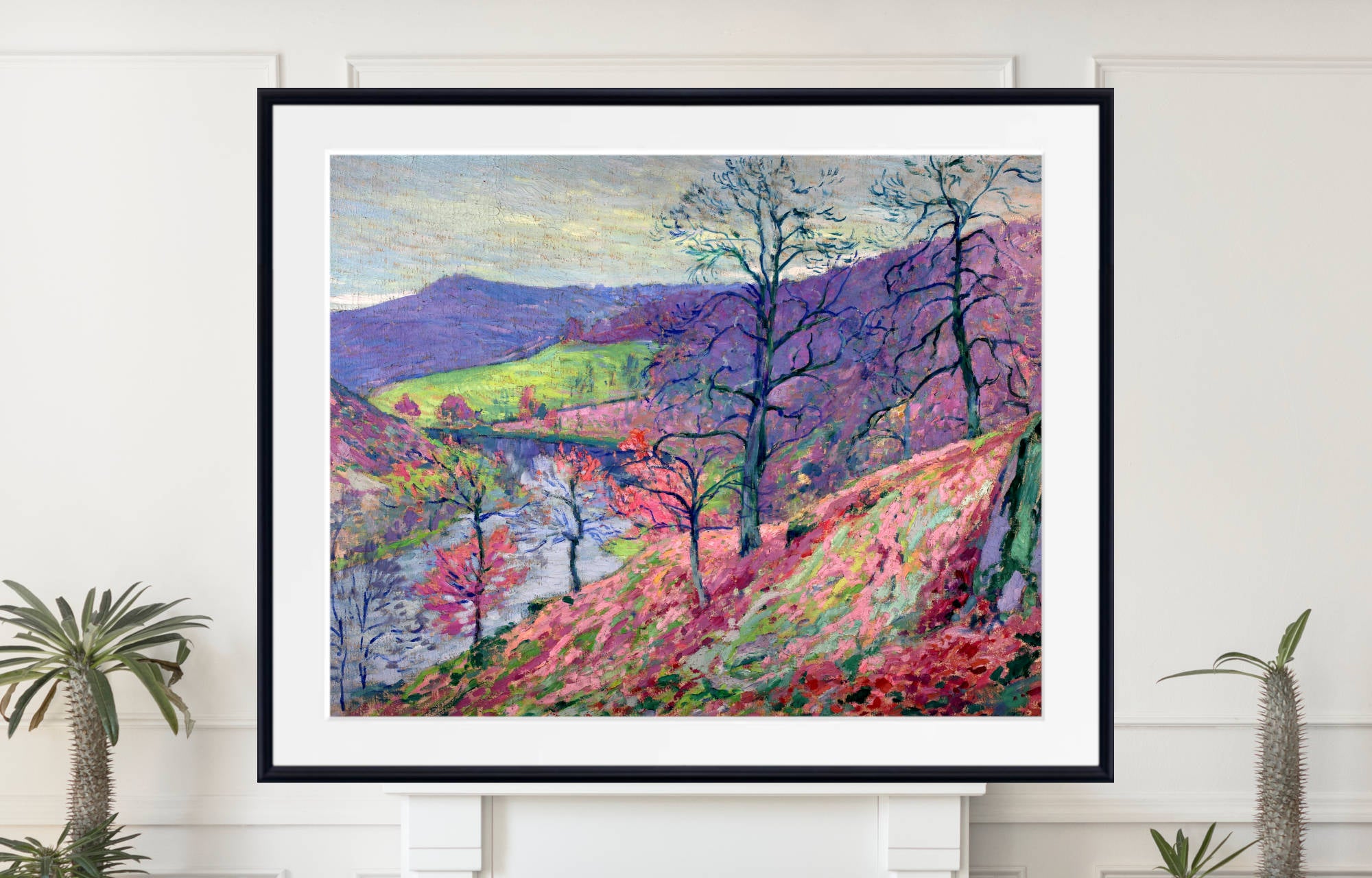 Landscape of the Creuse, Paul Madeline Print