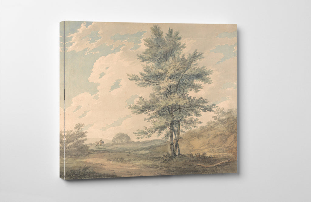 Landscape with Trees and Figures (ca. 1796) by William Turner