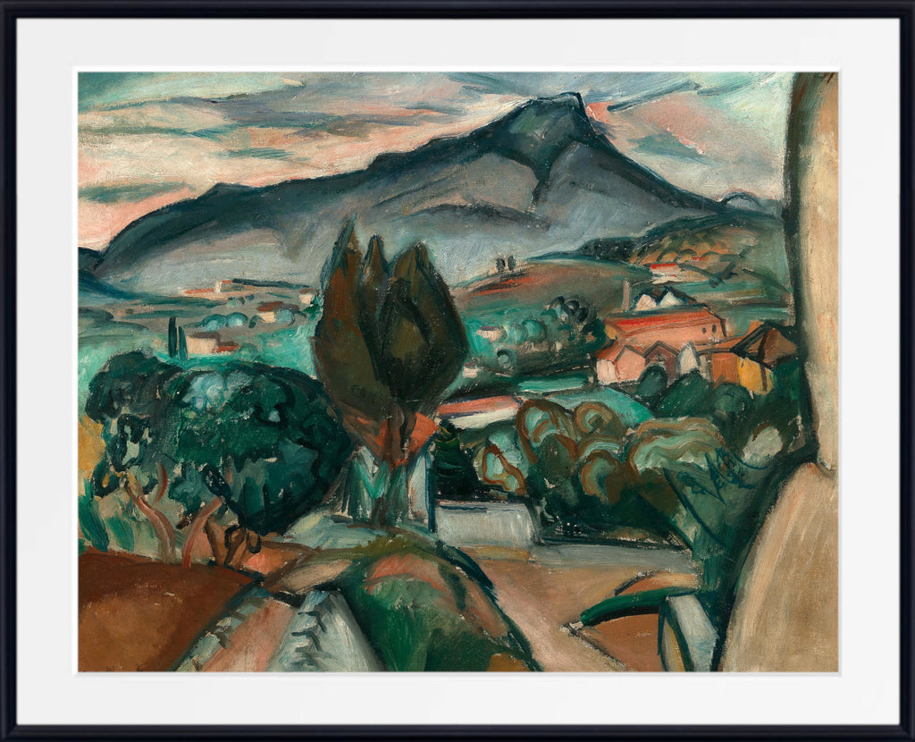 Landscape with a view of Mont Victoire by Othon Friesz