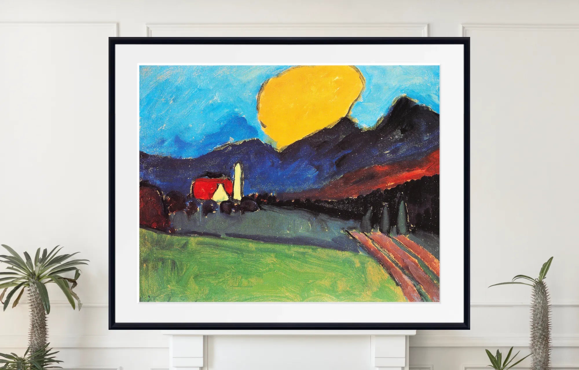 Alexej von Jawlensky – Landschaft mit orangener Wolke (1909)