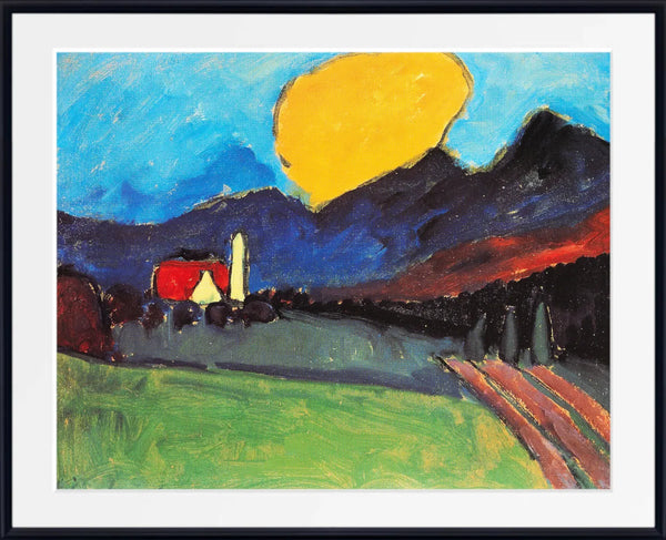 Alexej von Jawlensky – Landschaft mit orangener Wolke (1909)
