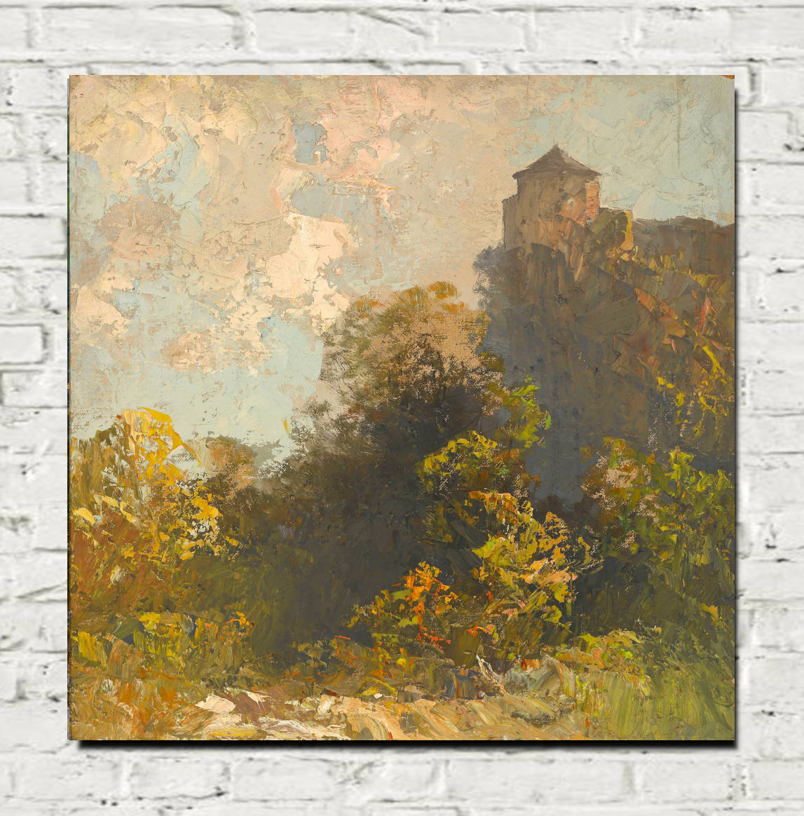 Oskar Mulley Print, Landscape, View of Kufstein Fortress