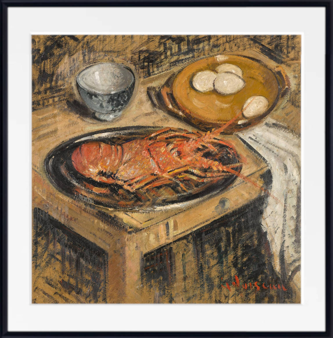 Gustave Loiseau Print, Lobster from Portugal (1930)