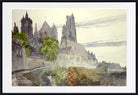 Cass Gilbert Print, Laon Cathedral, France (1913)