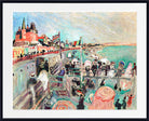 The Beach at Le Havre by Raoul Dufy