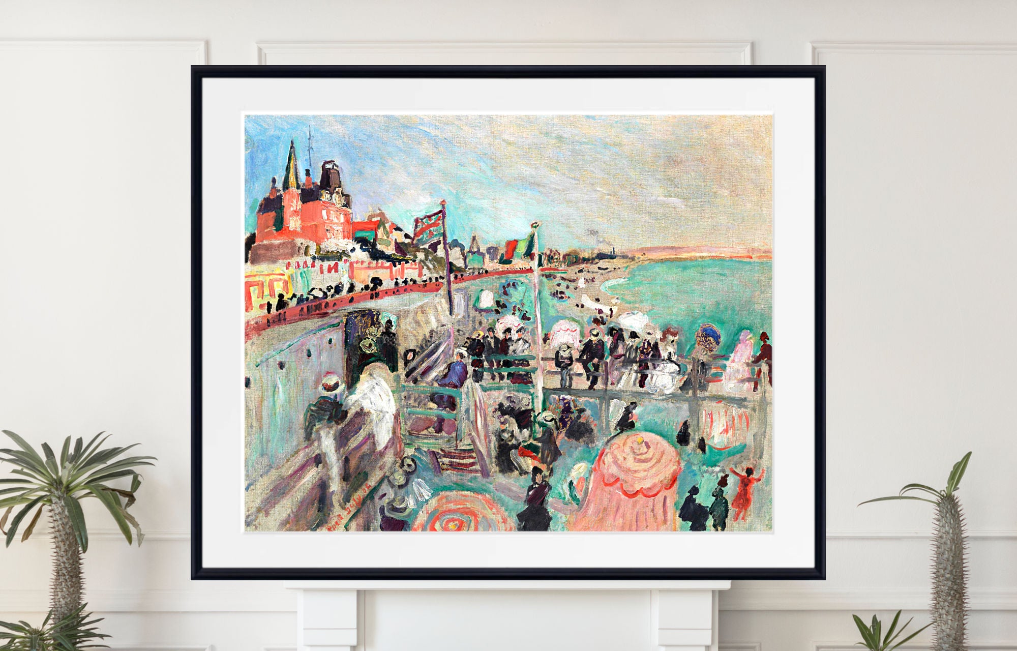 The Beach at Le Havre by Raoul Dufy