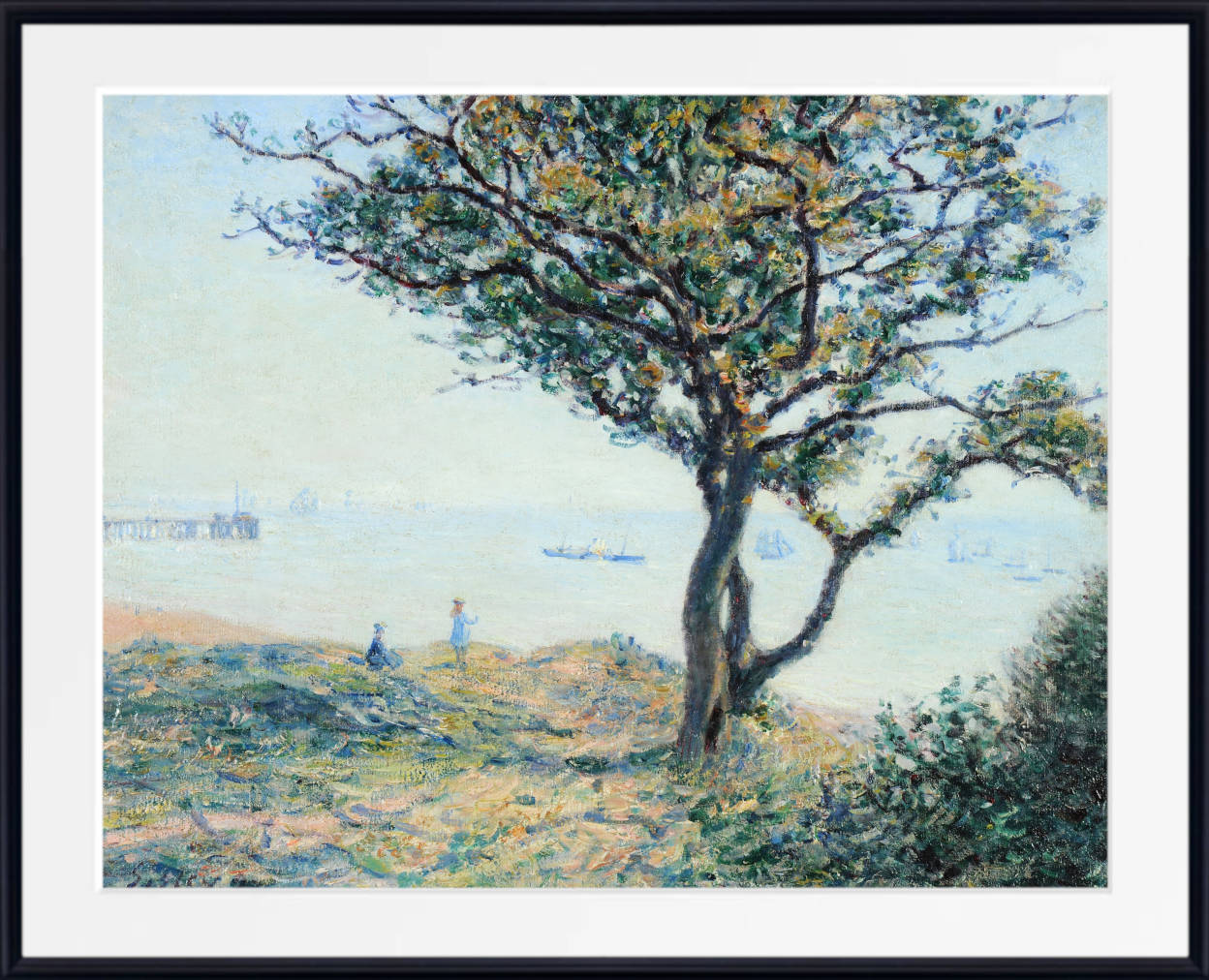 Alfred Sisley Print, Cardiff harbor (1897)