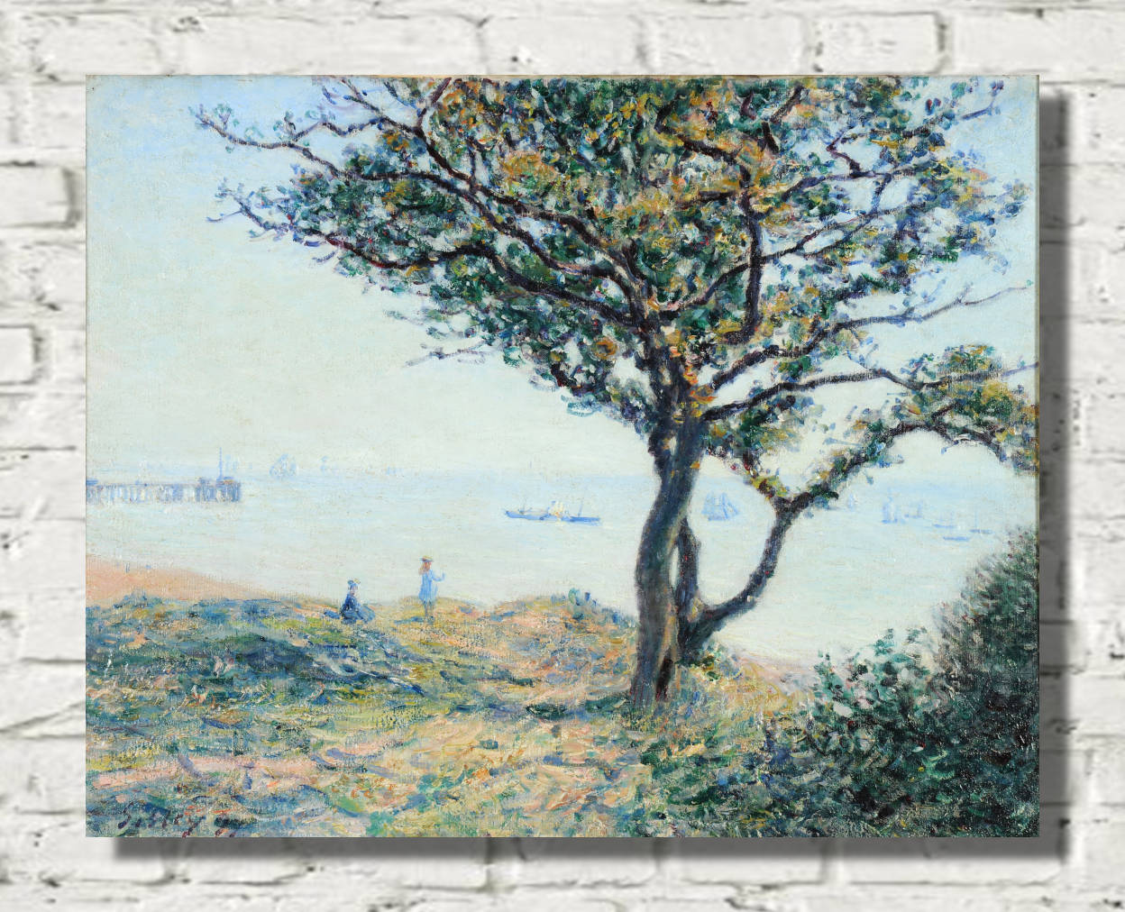 Alfred Sisley Print, Cardiff harbor (1897)