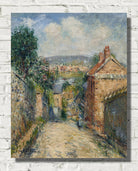 Gustave Loiseau Print, La rue Thuringe, Bonsecours, Rouen (1930)