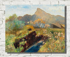 Marie Egner Print, Late Summer on the Salzburger Moor, Untersberg