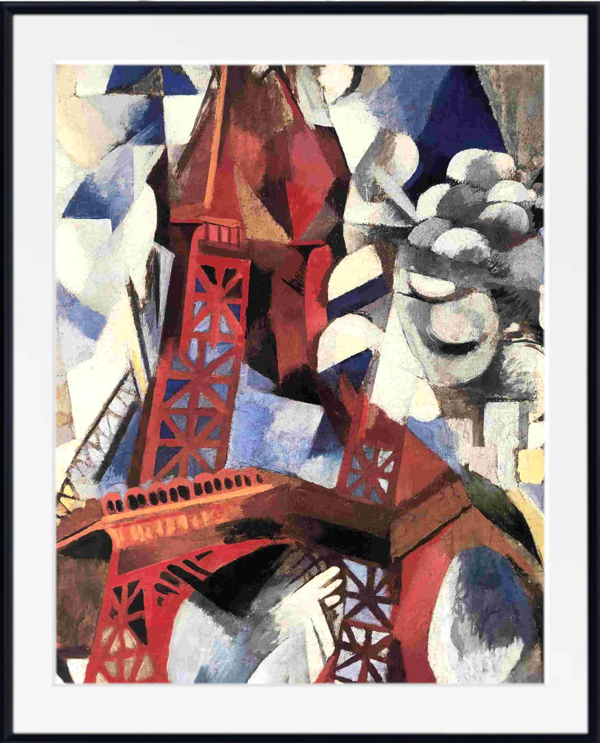 Robert Delaunay Fine Art Print, La tour rouge