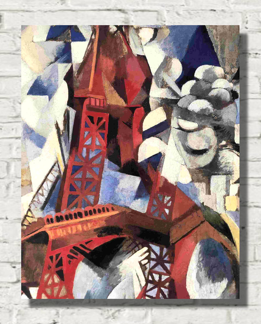 Robert Delaunay Fine Art Print, La tour rouge