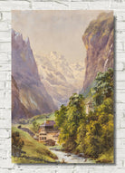 Edward Compton Print, Lauterbrunnen (Switzerland) (ca. 1880)