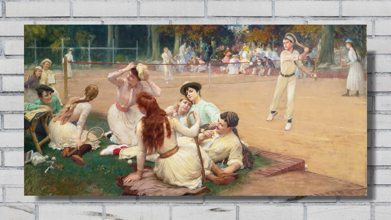 Lawn Tennis Club (1891) by Frederick Arthur Bridgman