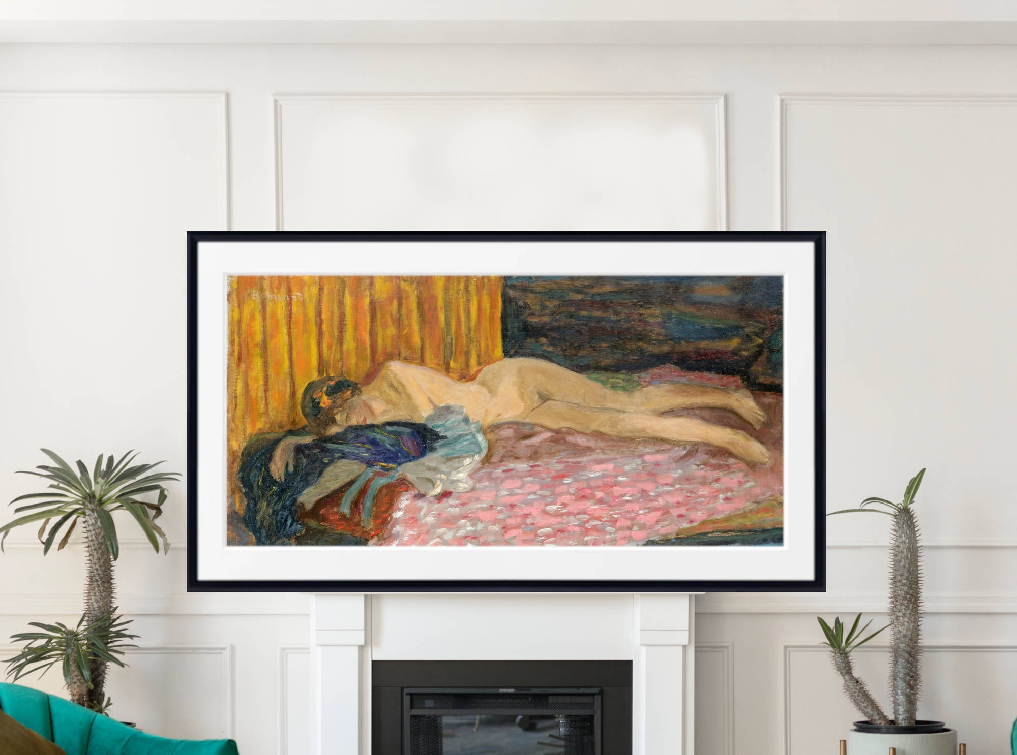 Pierre Bonnard Print, The Pink Sofa