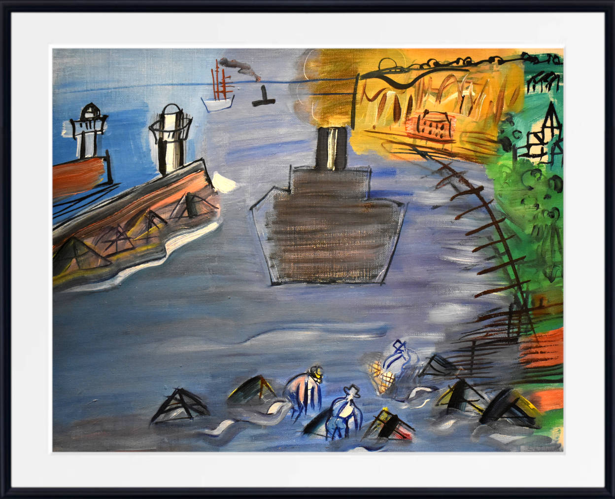 Le Cargo noir by Raoul Dufy