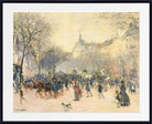 Jean-François Raffaëlli Print, Le Carrefour Drouot à Paris