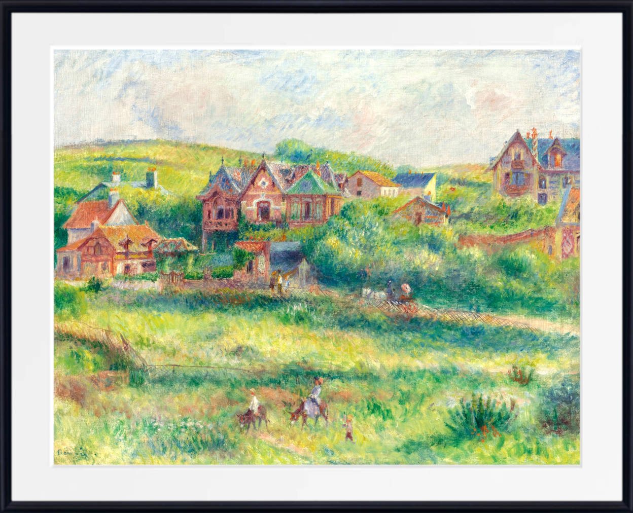 Renoir Print, Le Châlet De Blanche Pierson À Pourville (1882)