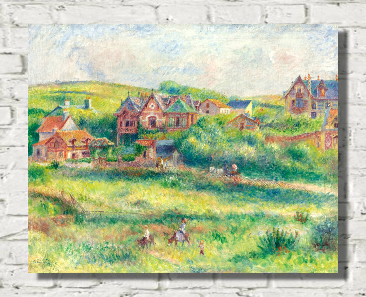 Renoir Print, Le Châlet De Blanche Pierson À Pourville (1882)