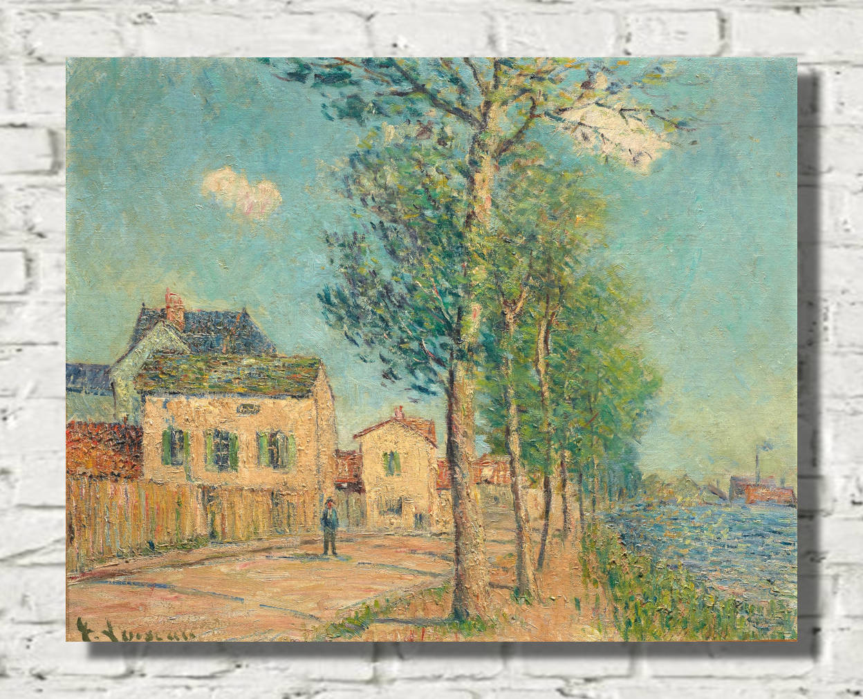 Gustave Loiseau Print, The Path along the River