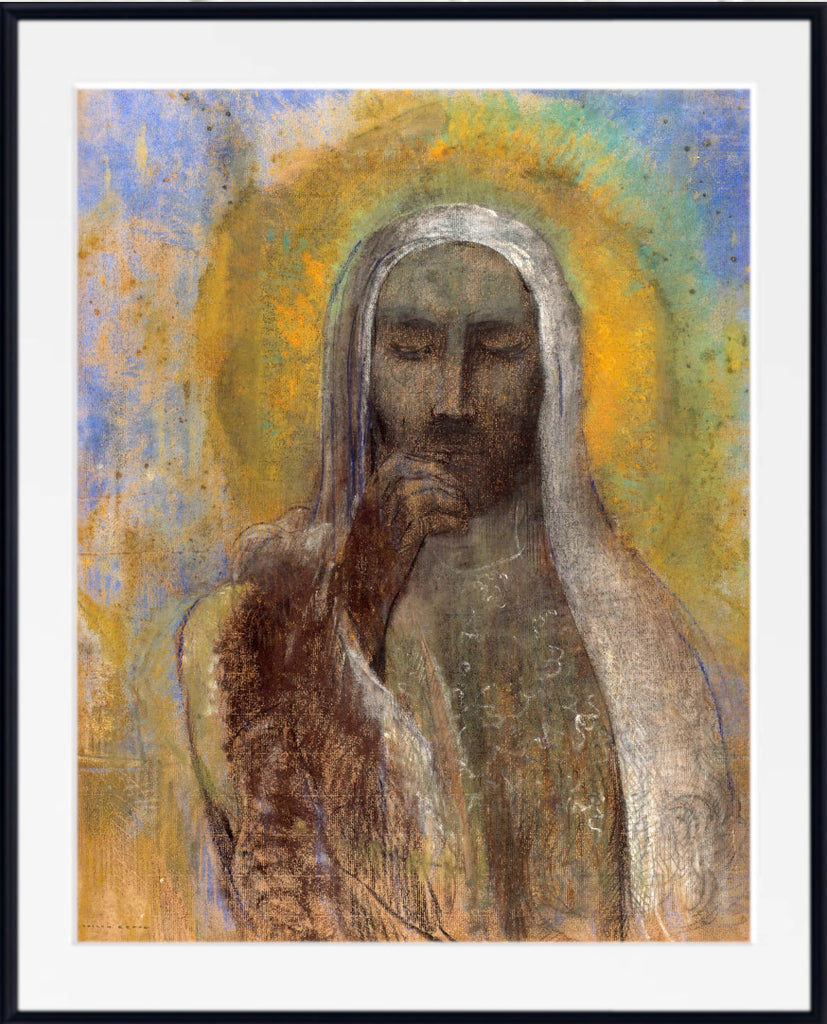 Le Christ du silence by Odilon Redon