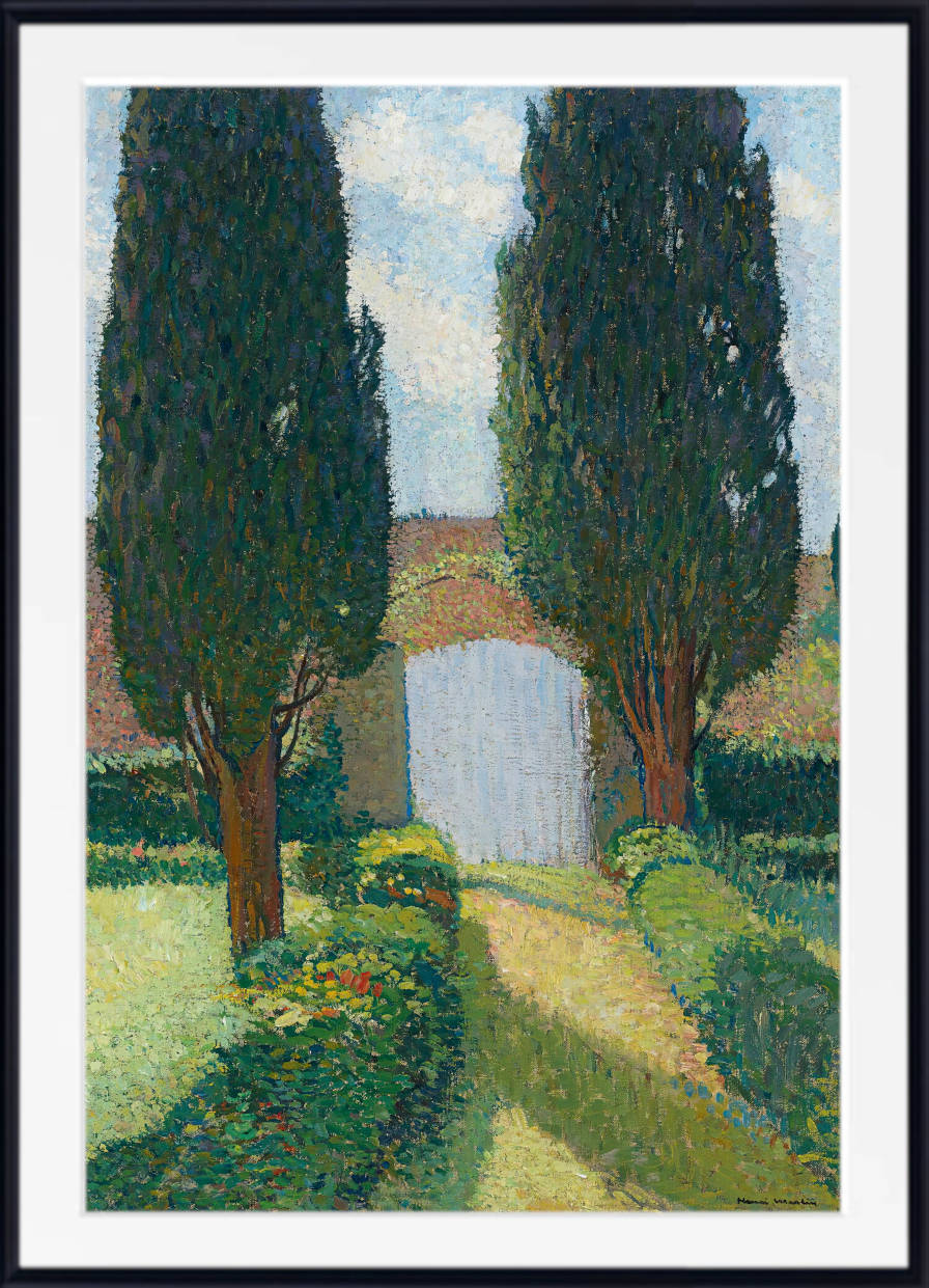 Henri Martin Print, The Garden of Marquayrol (c 1930)