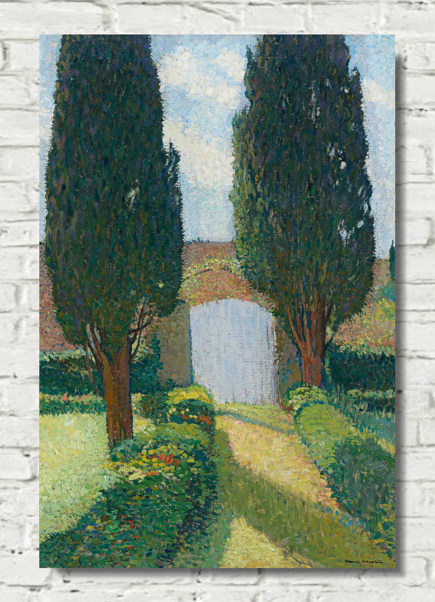 Henri Martin Print, The Garden of Marquayrol (c 1930)