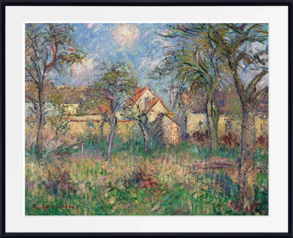 Gustave Loiseau Print, The Garden (1920)