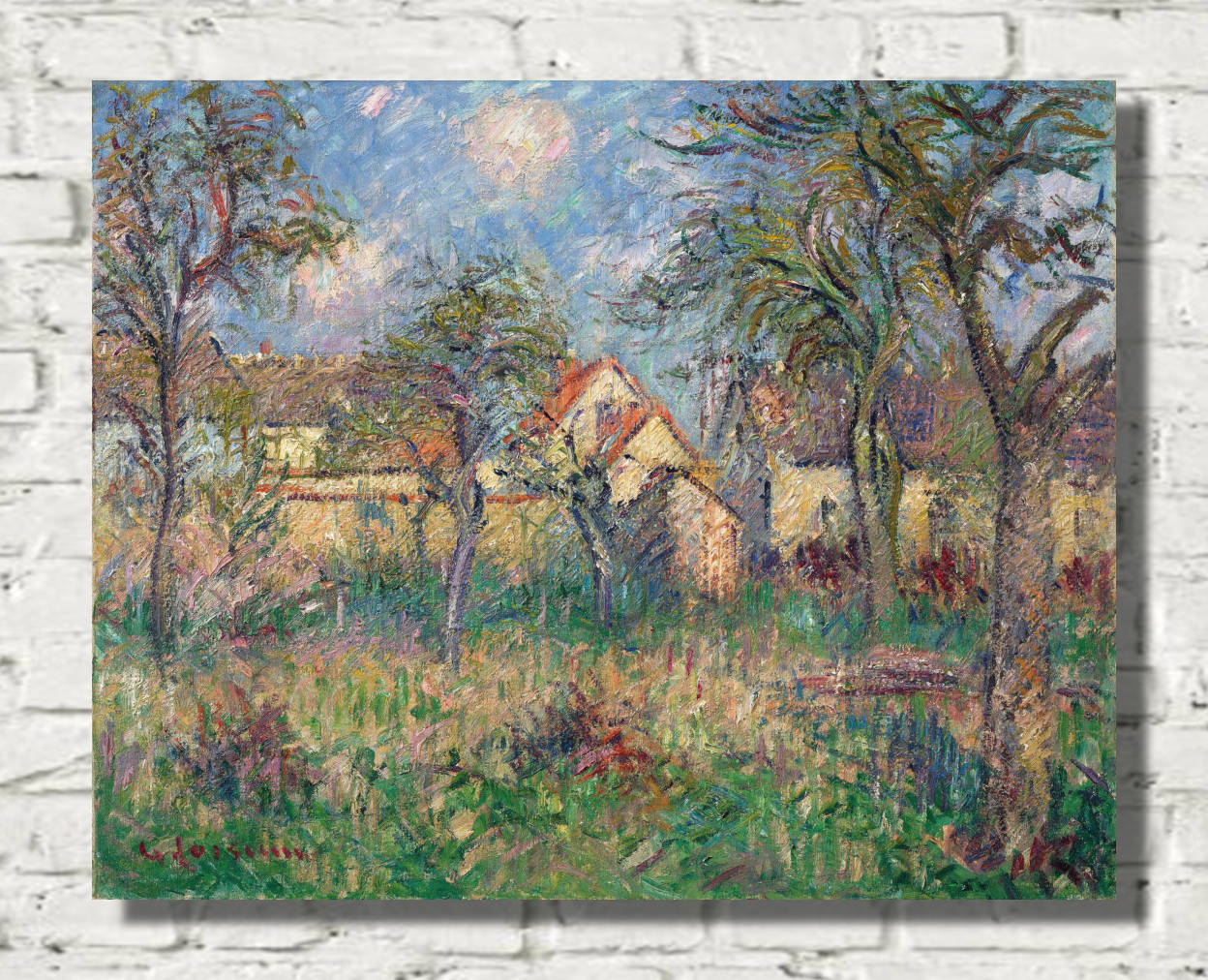 Gustave Loiseau Print, The Garden (1920)