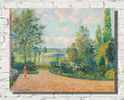 Camille Pissarro Print, Le Jardin d’Octave Mirbeau, la terrasse, Les Damps (1892)