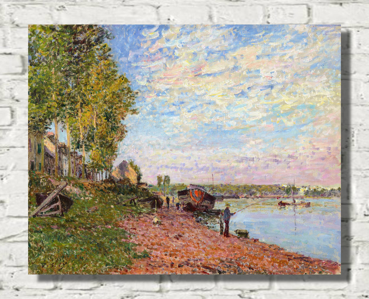 Alfred Sisley Print, The Loing at Saint-Mammès (1883)