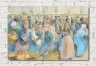 Camille Pissarro Print, The Egg Market (1884)