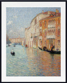 Henri Martin Print, The Yellow Palace, Venice (1910)