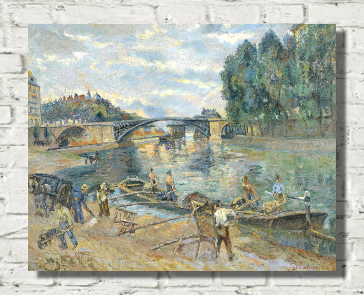 Le Pont De Sully, Paris (circa 1886), Armand Guillaumin
