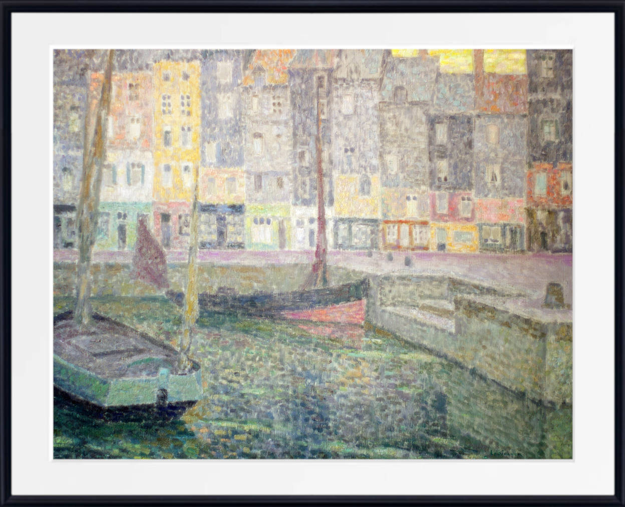 Henri Le Sidaner Print, Le Quai Sainte Catherine à Honfleur