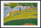 Georges Seurat Print, Le Saint-Cyrien (1884)