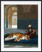 Jean-Léon Gérôme Fine Art Print : The Tiger and the Guardian