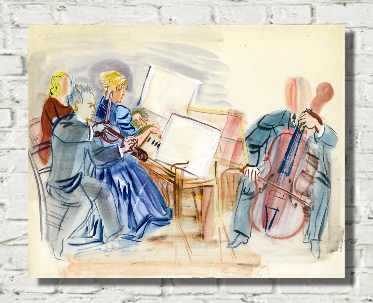 Le Trio Casals by Raoul Dufy