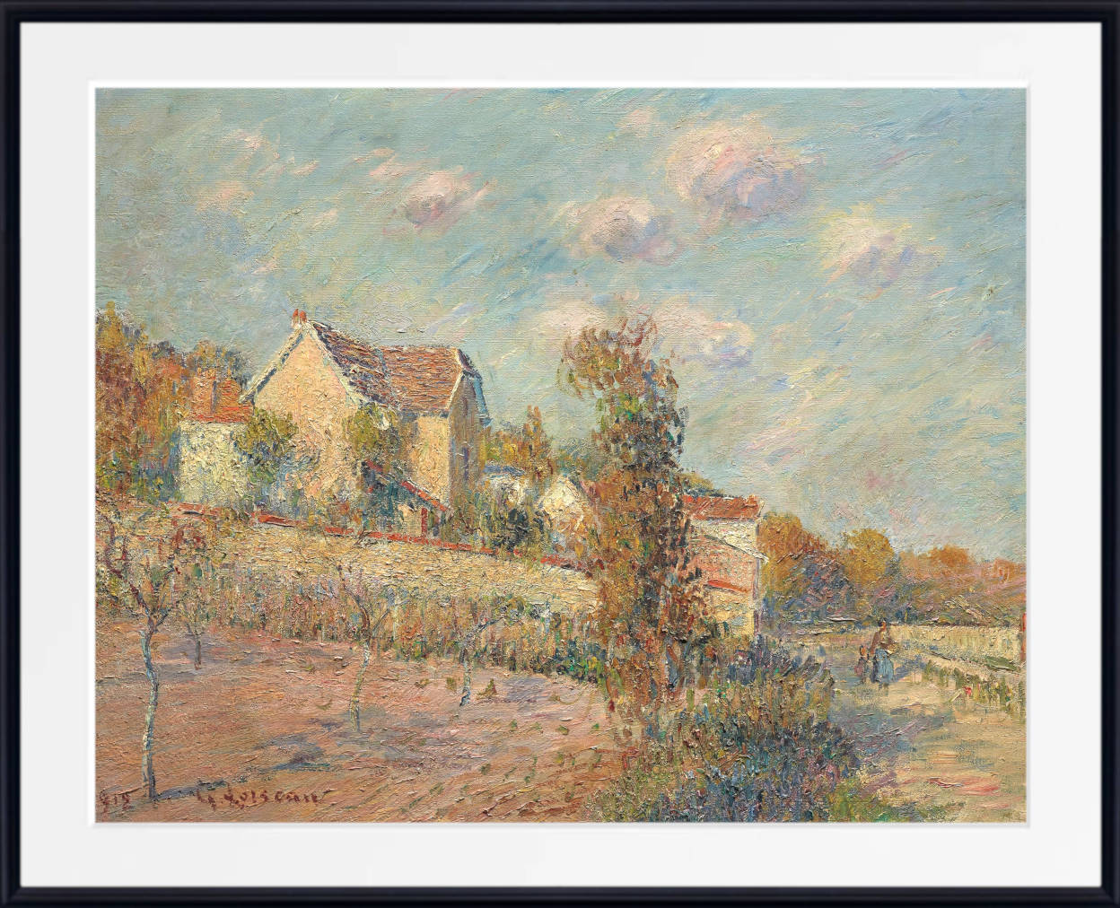 Gustave Loiseau Print, The village (1912)