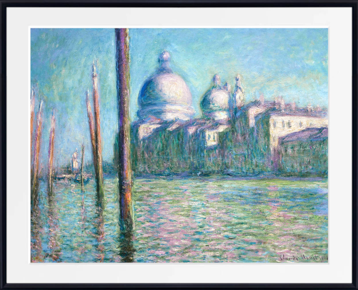 Claude Monet Fine Art Print, Le Grand Canal Venice