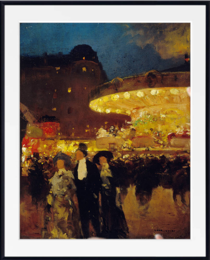 Luigi Loir Fine Art Print: Le Manège