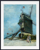 Le Moulin de la Galette, Vincent Van Gogh Fine Art Print