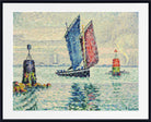 Paul Signac Fine Art Print, Le Sardinier, Locmalo (Les Tourelles)