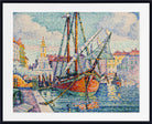 Paul Signac Fine Art Print, The Orange Boat